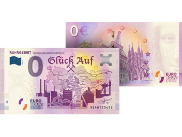 0-Euro-Banknote Ruhrgebiet 2019